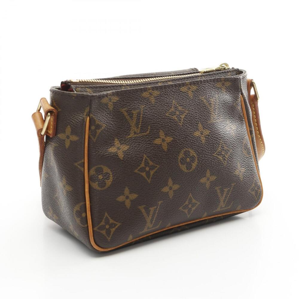 Louis Vuitton Vivacite Shoulder Bag Canvas Leather Monogram Brown - Picture 2 of 10
